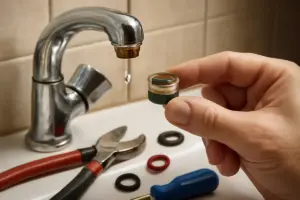 Rubinetto che gocciola anche dopo avere cambiato la guarnizione? Il componente poco conosciuto che fa la differenza