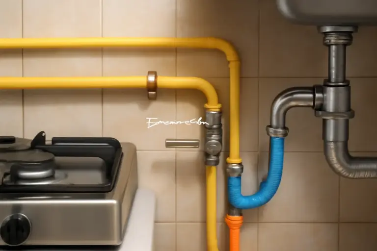 Legge sulla distanza minima tra tubazioni gas e acqua: perché è fondamentale rispettarla in cucina