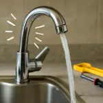 Rubinetto che vibra o pulsa all’apertura dell’acqua: la causa invisibile che risolvi in pochi minuti